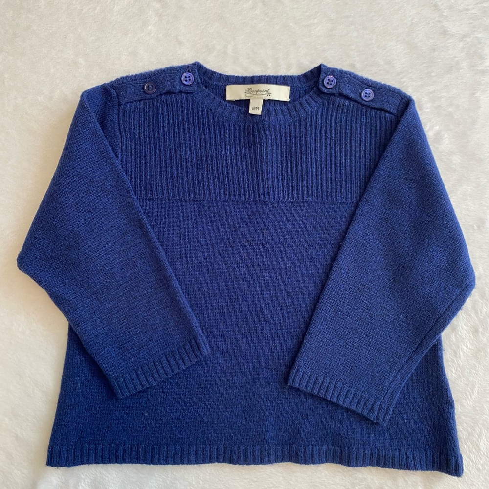 Bonpoint Baby Merino Wool Sweater 12-18M